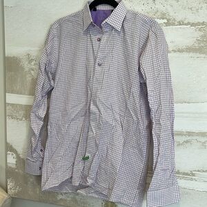 Ragazzo Uomo purple 18R button down Shirt